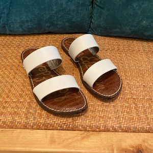Sam Edelman white sandals